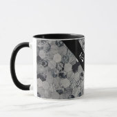Mug Motif géométrique gris, blanc et noir (Gauche)