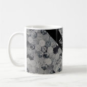 Mug Motif géométrique gris, blanc et noir (Gauche)