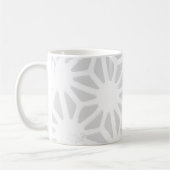 Mug Motif géométrique gris pâle (Gauche)