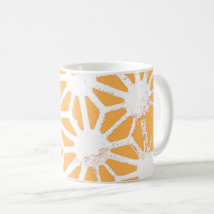 Mug Motif géométrique jaune