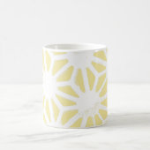 Mug Motif géométrique jaune citron (Centre)