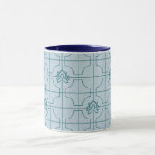 Mug Motif géométrique Lotus Grid - Le Lotus Blanc (Centre)