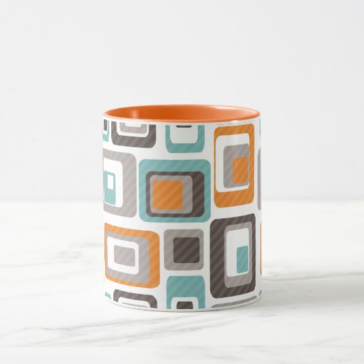 Mug Motif géométrique lumineux. (Centre)