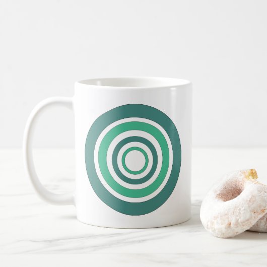Mug Motif géométrique Mandala (Avec donut)