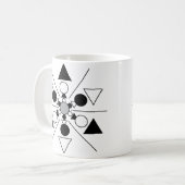 Mug Motif géométrique moderne (Devant gauche)