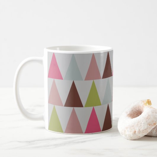 Mug Motif géométrique moderne (Avec donut)