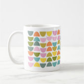 Mug Motif géométrique moderne dans les couleurs printe (Gauche)