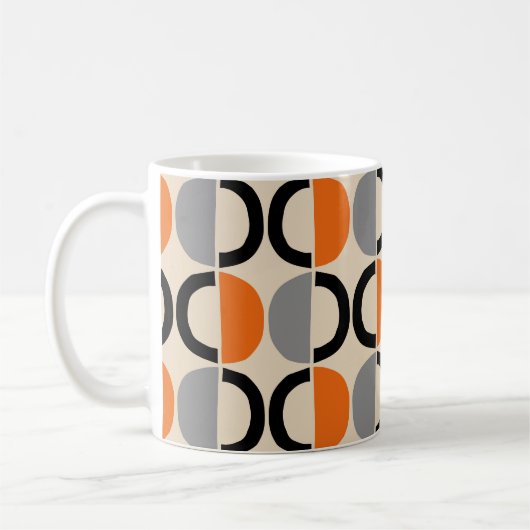 Mug Motif géométrique moderne du milieu du siècle (Gauche)