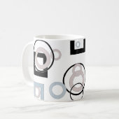 Mug Motif géométrique moderne multicolore (Devant gauche)