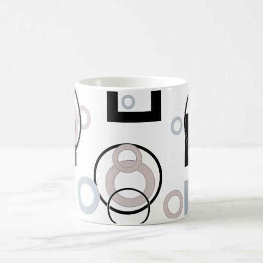 Mug Motif géométrique moderne multicolore (Centre)