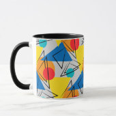 Mug Motif géométrique moderne rétro (Gauche)