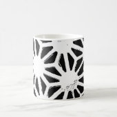 Mug Motif géométrique noir et blanc (Centre)