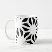 Mug Motif géométrique noir et blanc (Gauche)