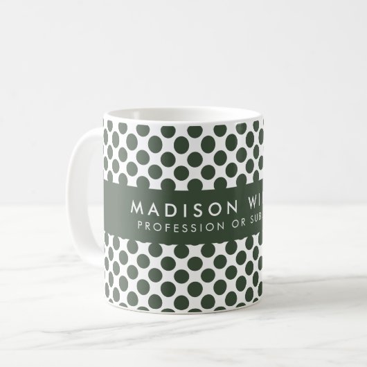 Mug Motif géométrique personnalisé (Devant gauche)