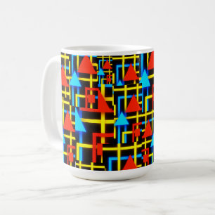 Mug Motif géométrique rétro
