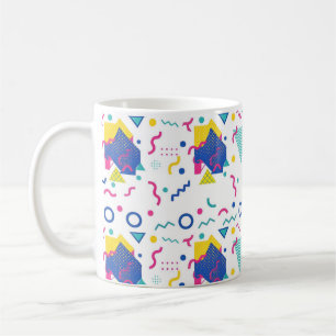 Mug Motif géométrique Retro Memphis