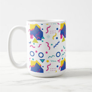 Mug Motif géométrique Retro Memphis