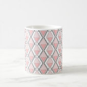 Mug Motif géométrique rose beige (Centre)