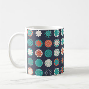 Mug Motif géométrique sans couture avec éléments color