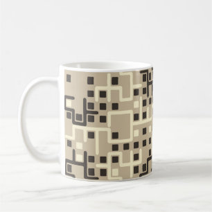 Mug Motif géométrique sans couture avec éléments color