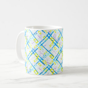 Mug Motif géométrique sans couture couleurs vives rect