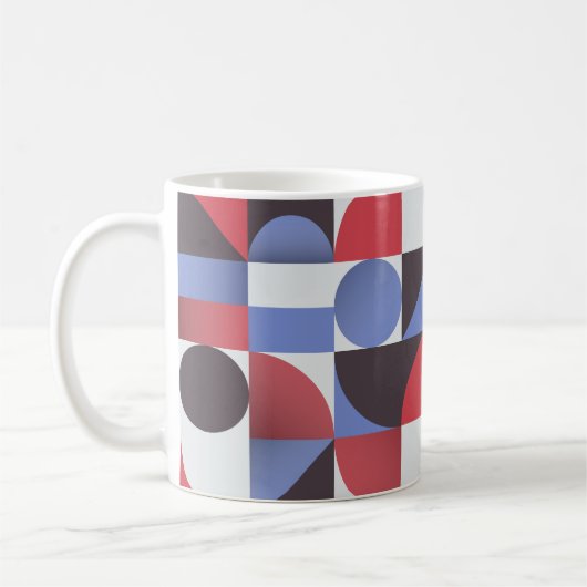 Mug Motif géométrique simple Abstrait (Gauche)