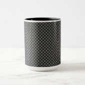 Mug Motif géométrique simple en noir blanc (Centre)