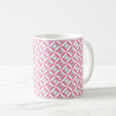 Mug Motif géométrique transparent (Devant droit)