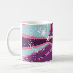 Mug motif géométrique transparent Abstrait. banlieue