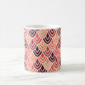 Mug Motif géométrique transparent sur texture papier (Centre)