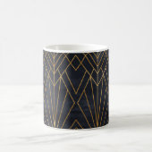 Mug Motif géométrique transparent sur texture papier. (Centre)