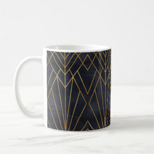 Mug Motif géométrique transparent sur texture papier