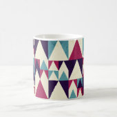 Mug Motif géométrique triangle rétro (Centre)