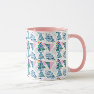 Mug Motif géométrique tropical