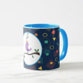 Mug Motif géométrique Tweety Bird (Devant droit)