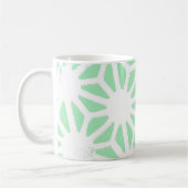 Mug Motif géométrique vert (Gauche)