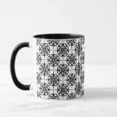 Mug Motif géométrique Vibe rétro classique (Gauche)