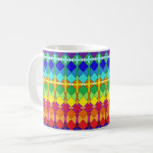 Mug Motif géométrique vibrant (Devant gauche)