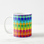 Mug Motif géométrique vibrant (Gauche)