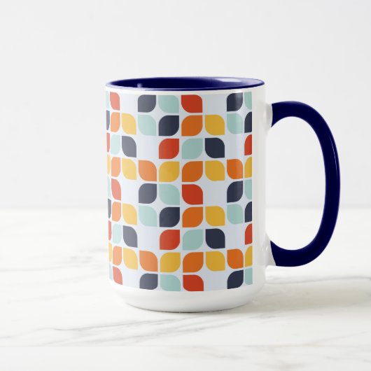 Mug Motif géométrique vintage (Droite)
