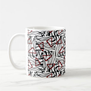 Mug Motif géométrique vintage