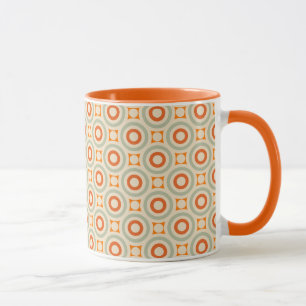 Mug Motif géométrique vintage de cercle