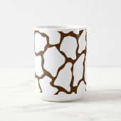 Mug Motif Girafe Marron – Impression Animale Minimale (Centre)