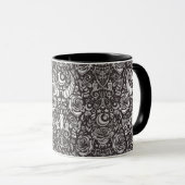 Mug Motif gothique monochrome (Devant droit)