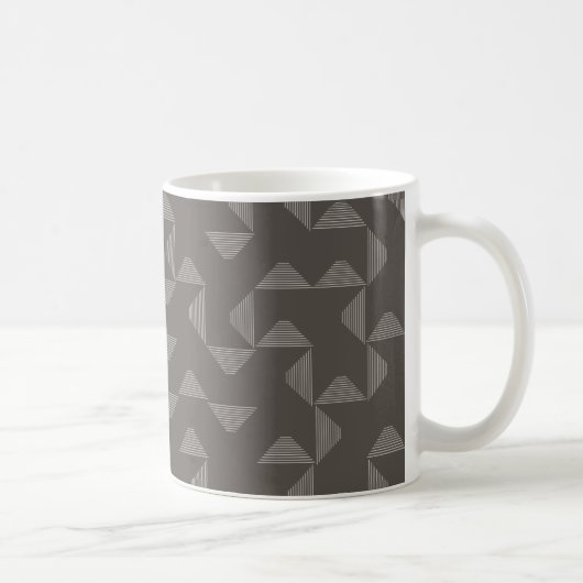 Mug Motif graphique géométrique simple, moderne et ten (Droite)