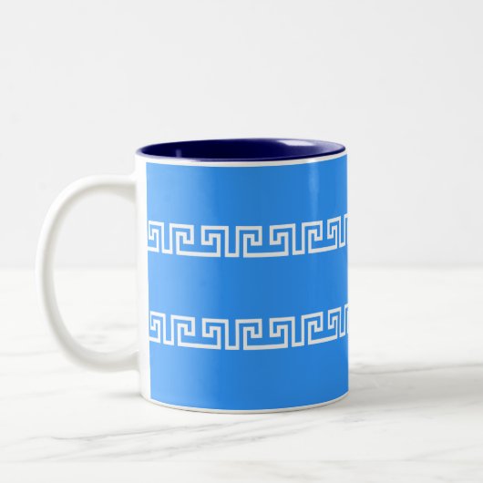 Mug Motif grec - choisir style & couleur (Gauche)