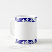 Mug Motif grec minimaliste personnalisable III (Devant gauche)