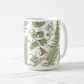 Mug Motif Green et Gold Fern (Devant droit)