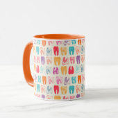 Mug Motif grunge de dent (Devant gauche)