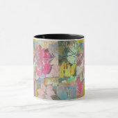 Mug Motif grunge floral d'art (Centre)